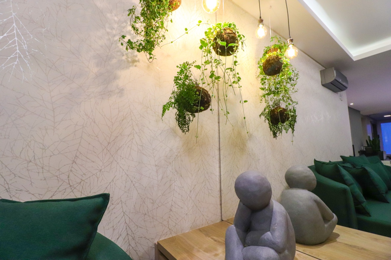 Lounge aconchegante da Bella Viena