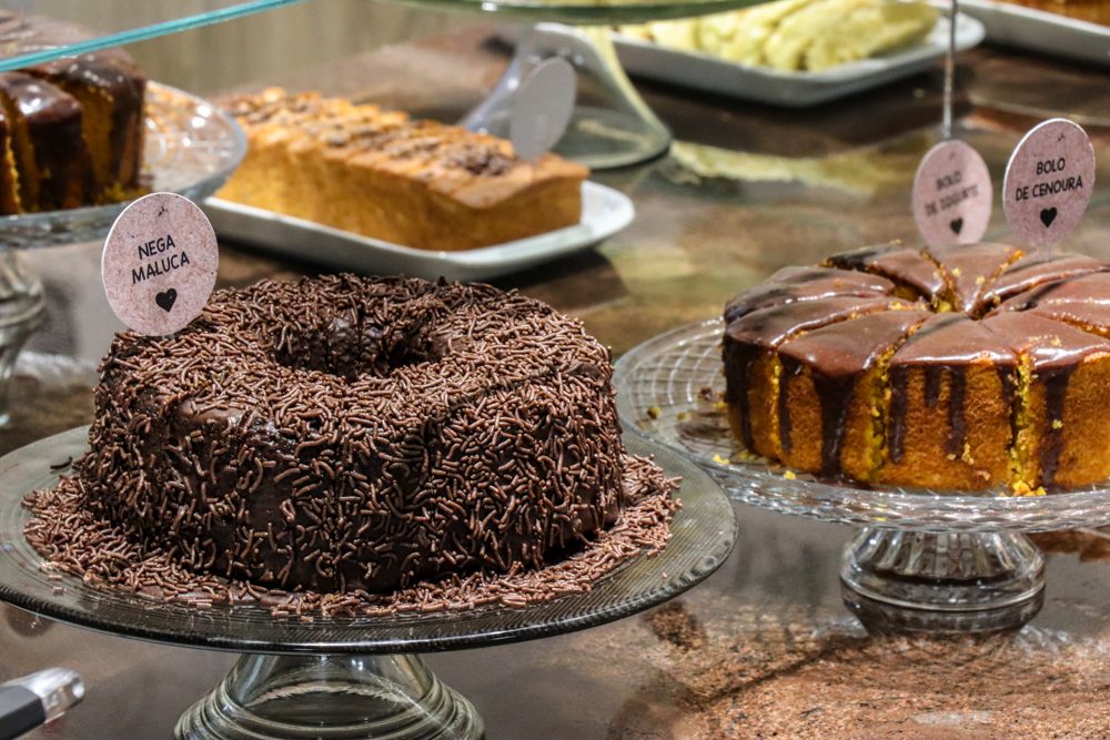 Doces caseiros do café da manhã da Bella Viena