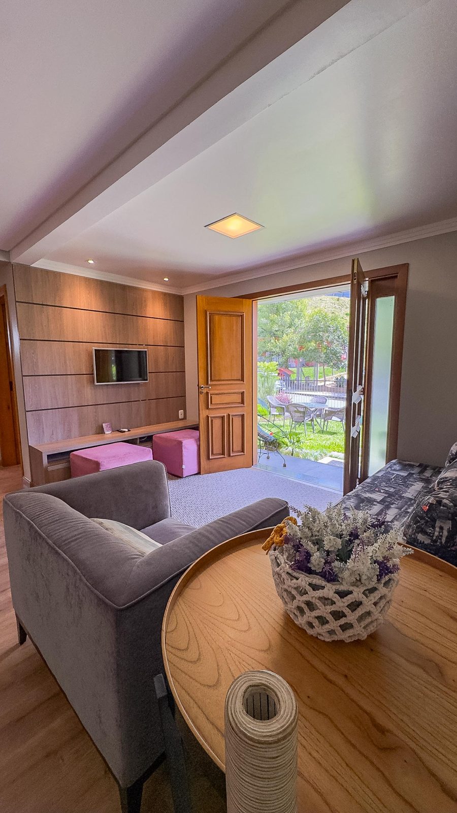 Sala de estar do Viena Flats